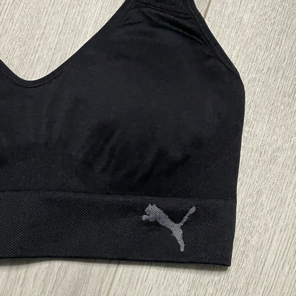Puma Black Sports Bra - Picture 2 of 6